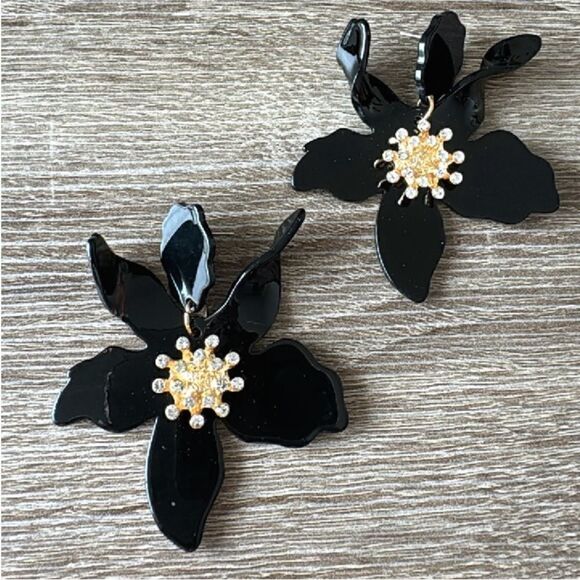 Flower earrings N403 - Picture 3 of 4